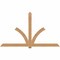 Ekena Millwork Redmond Timber Gable Bracket, Western Red Cedar, 108"W x 63"H x 1 1/2"D x 5 1/2"F, 14/12 Pitch GBW108X63X0206RED00SWR - alternate 1